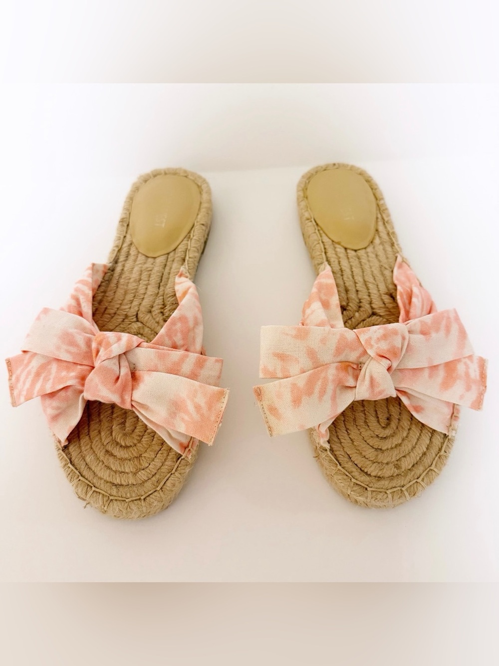 Nine West | Espadrille Flat Sandal w Pink Tie-Dye Bow size 8M